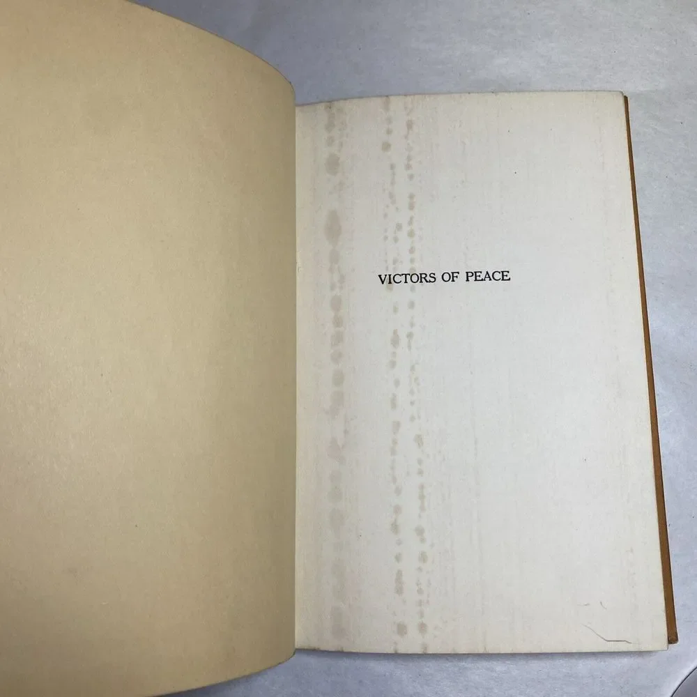 Victors Of Peace By Arthur Quiller-Couch Our Changing World 1937‎ HTF READ